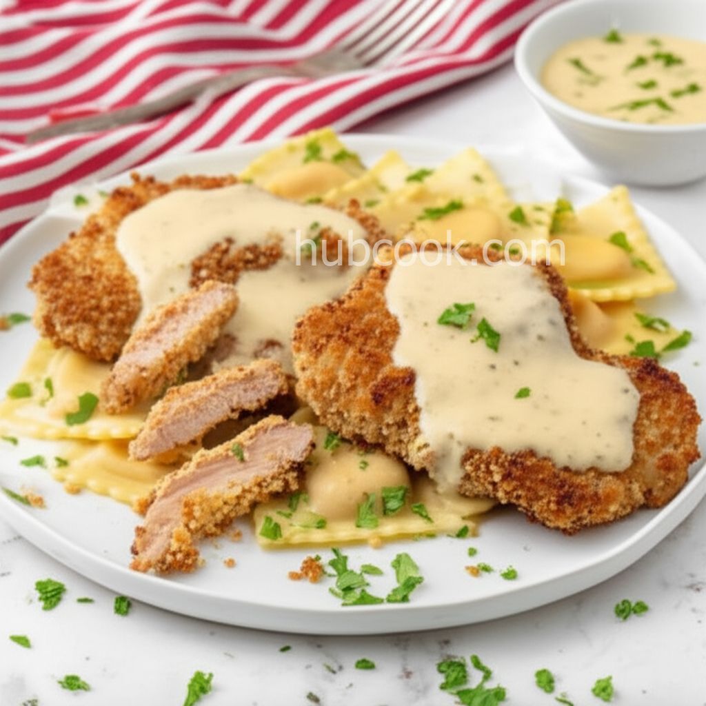 Veal Scaloppini with Lemon Cream Sauce