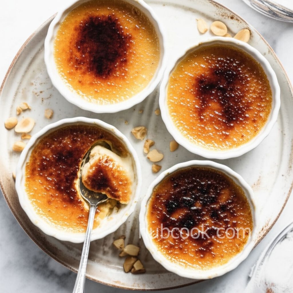 White Chocolate Macadamia Creme Brulee
