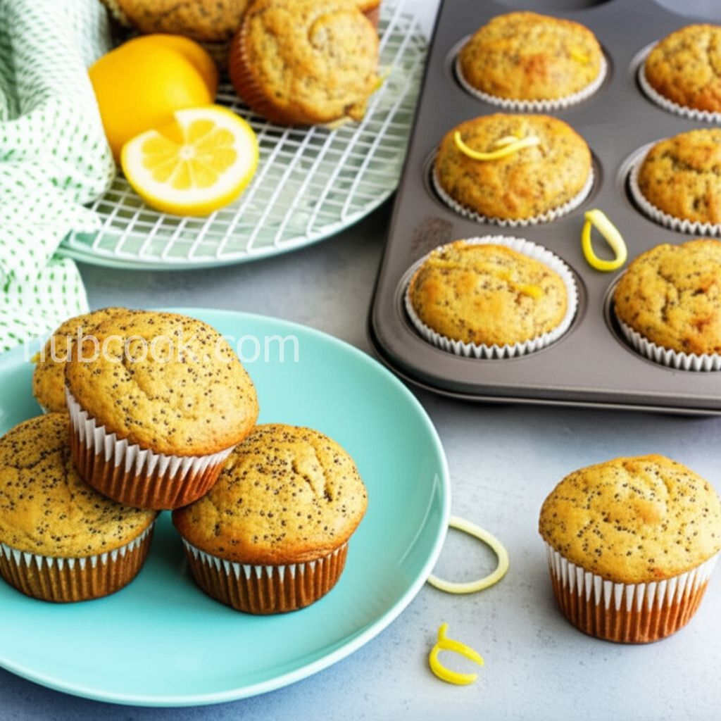 Zucchini-Lemon-Poppy Seed Muffins