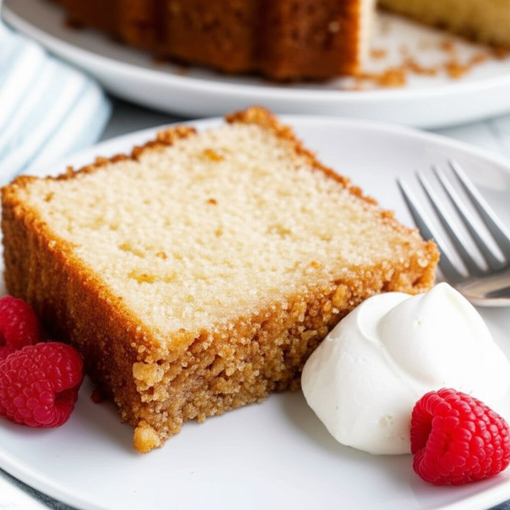 Almond Crunch Pound Cake