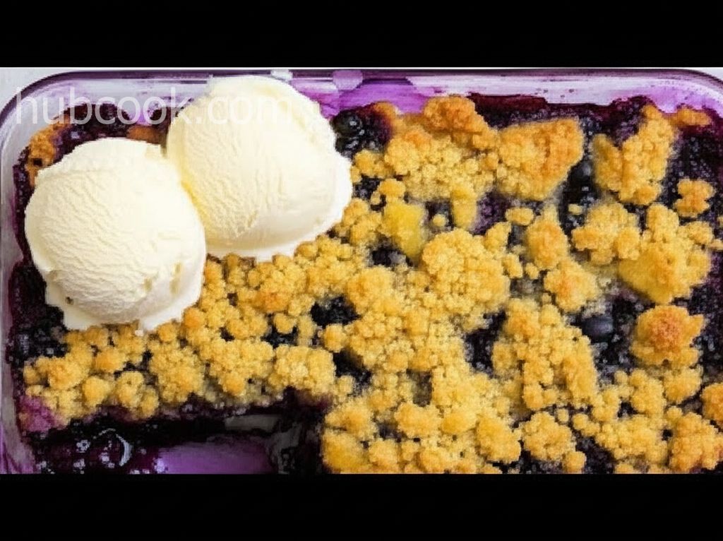 Blueberry-Pineapple Dump Cake