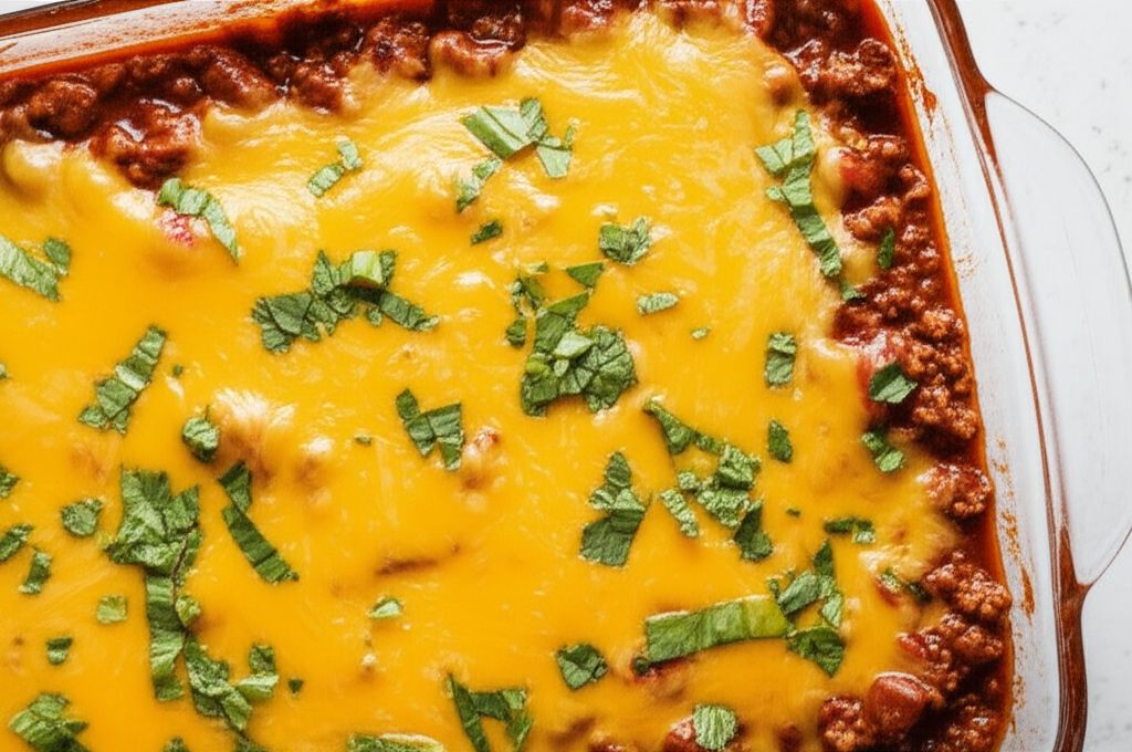 Cheesy Chilada Casserole