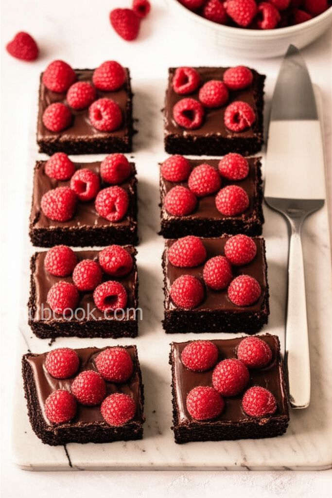 Chocolate-Covered Raspberry Brownies