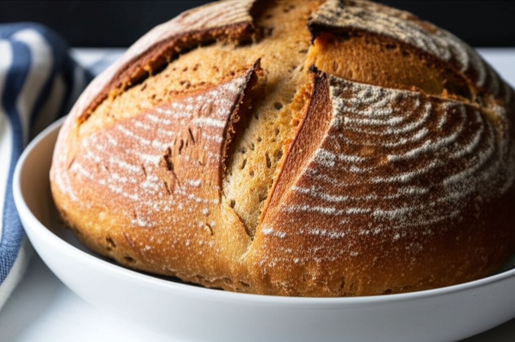 Dutch Oven Caraway Rye Bread