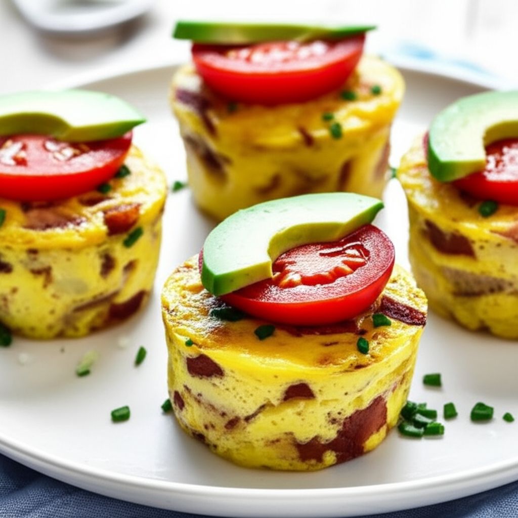 Eggs n Bacon Cupcake