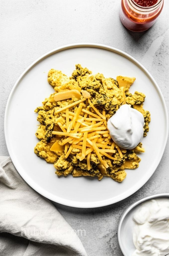 Green Chile Tortilla Scramble