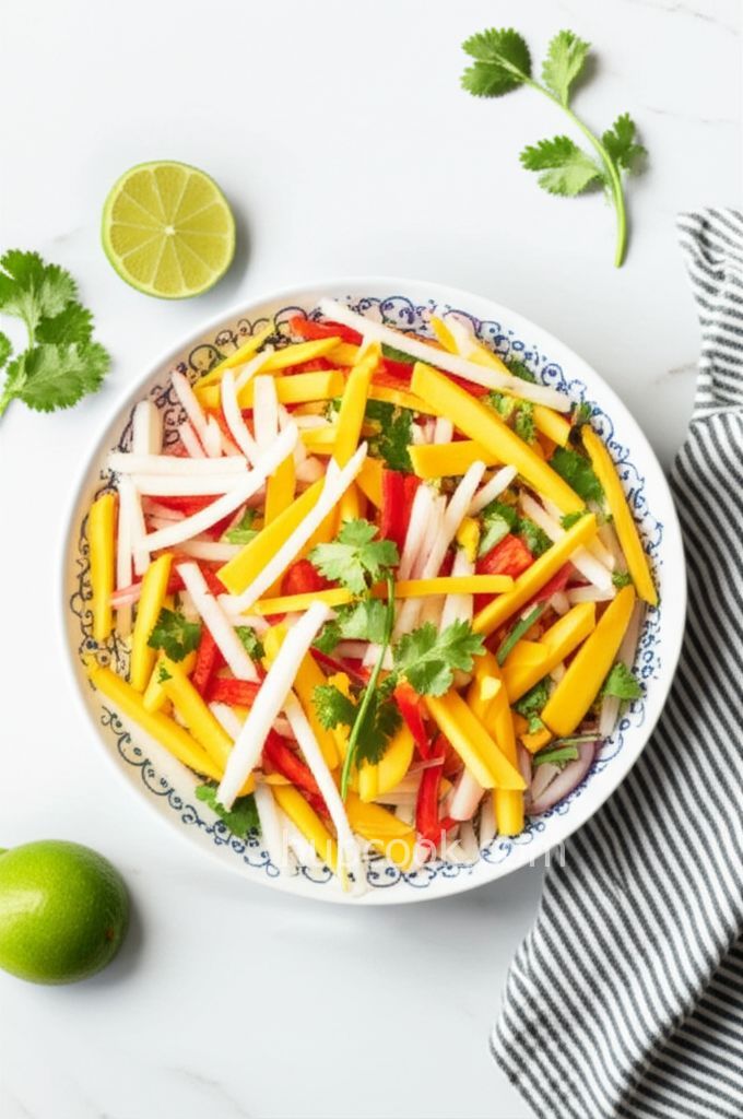 Jicama Salad with Mango and Lime