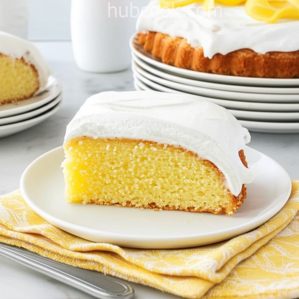 Lemon Cooler Cream Cake