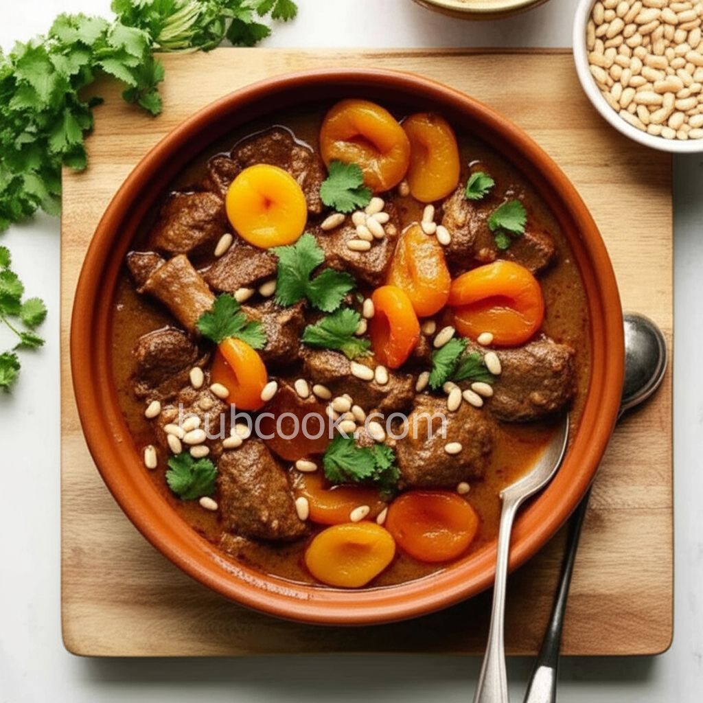 Moroccan Lamb Stew with Apricots