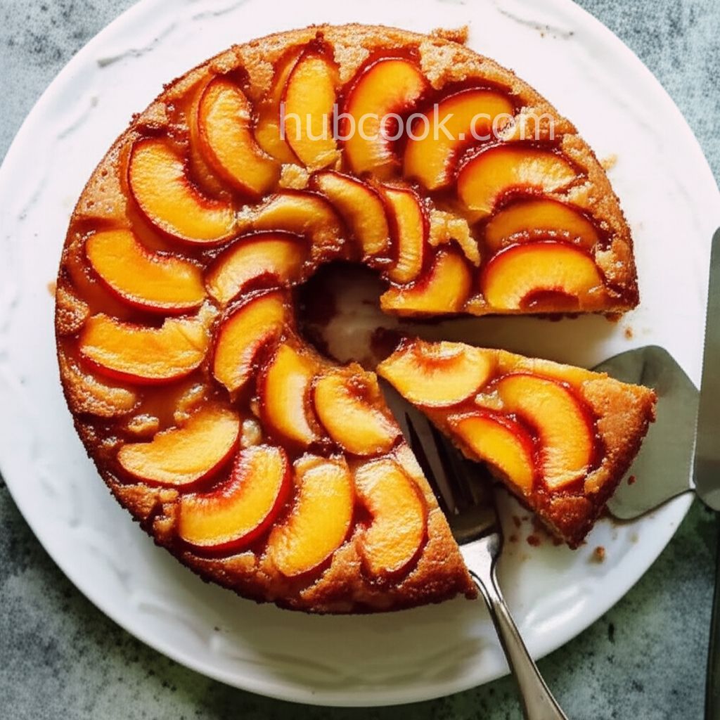 Nectarine Upside-Down Cake