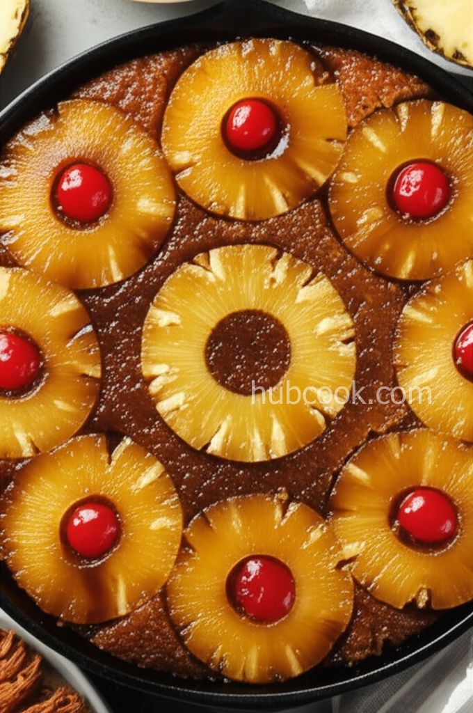 Pineapple Upside-Down Cake (Gluten Free)