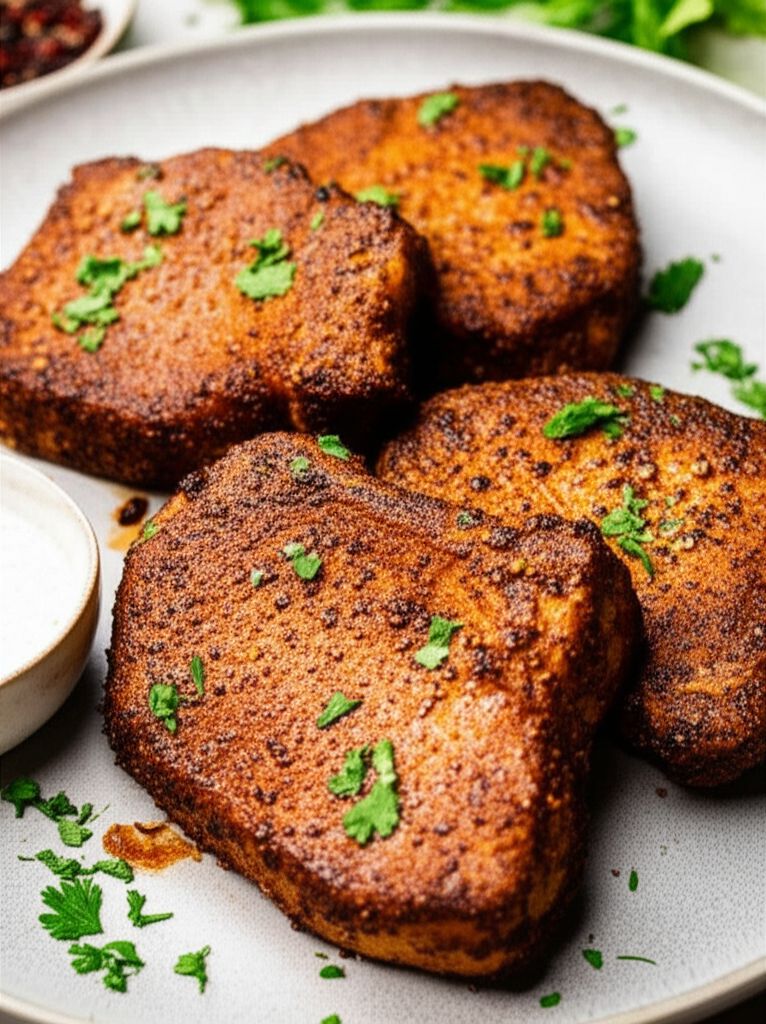 Pork Rub Rubbed and Baked Pork Chops