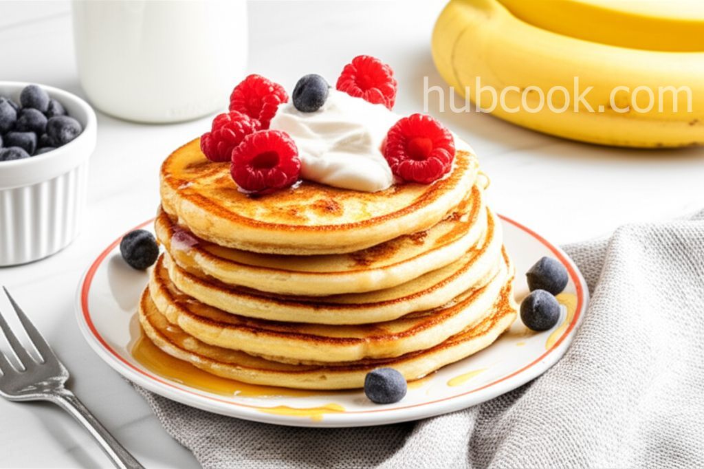 Sourdough and Banana Pancakes