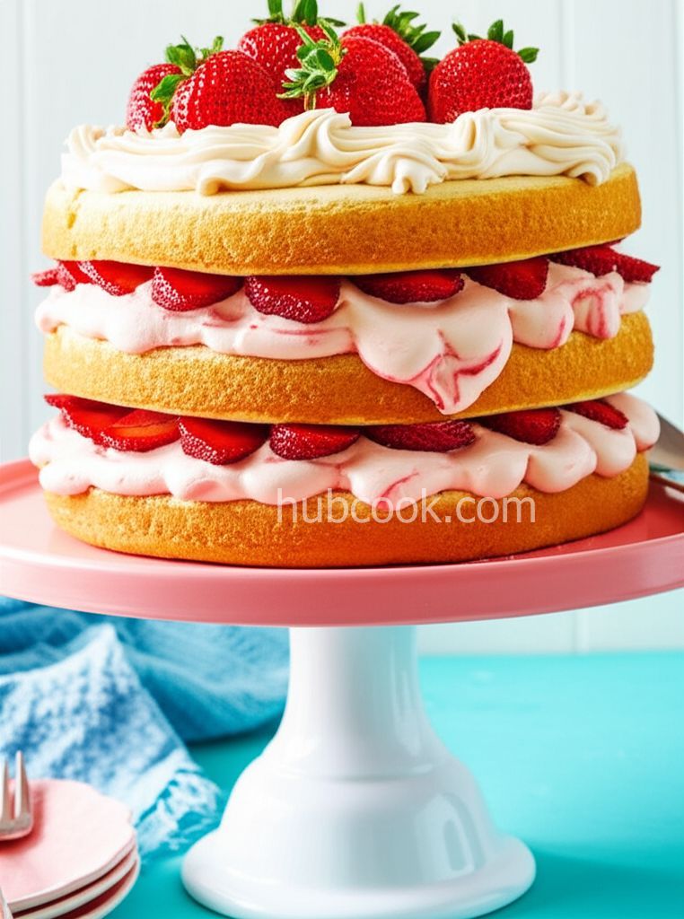 Strawberry Lemonade Cake