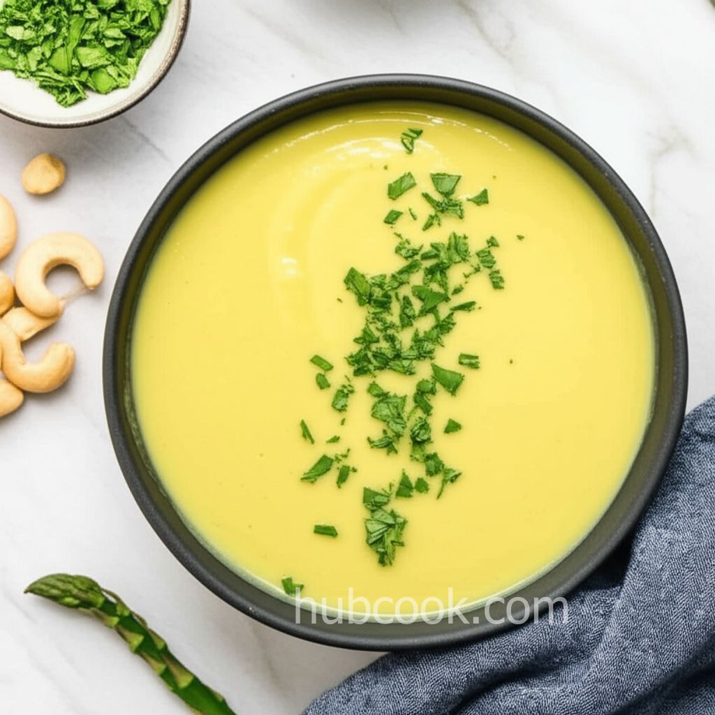 Vegan Cream of Asparagus Soup