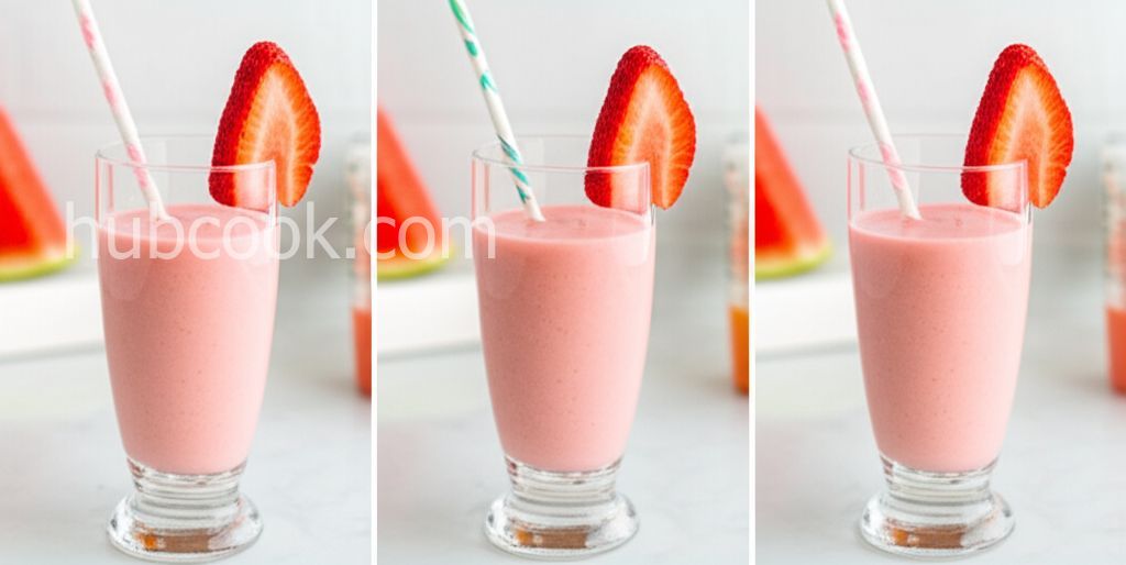 Watermelon Strawberry Mango Lemonade Smoothie