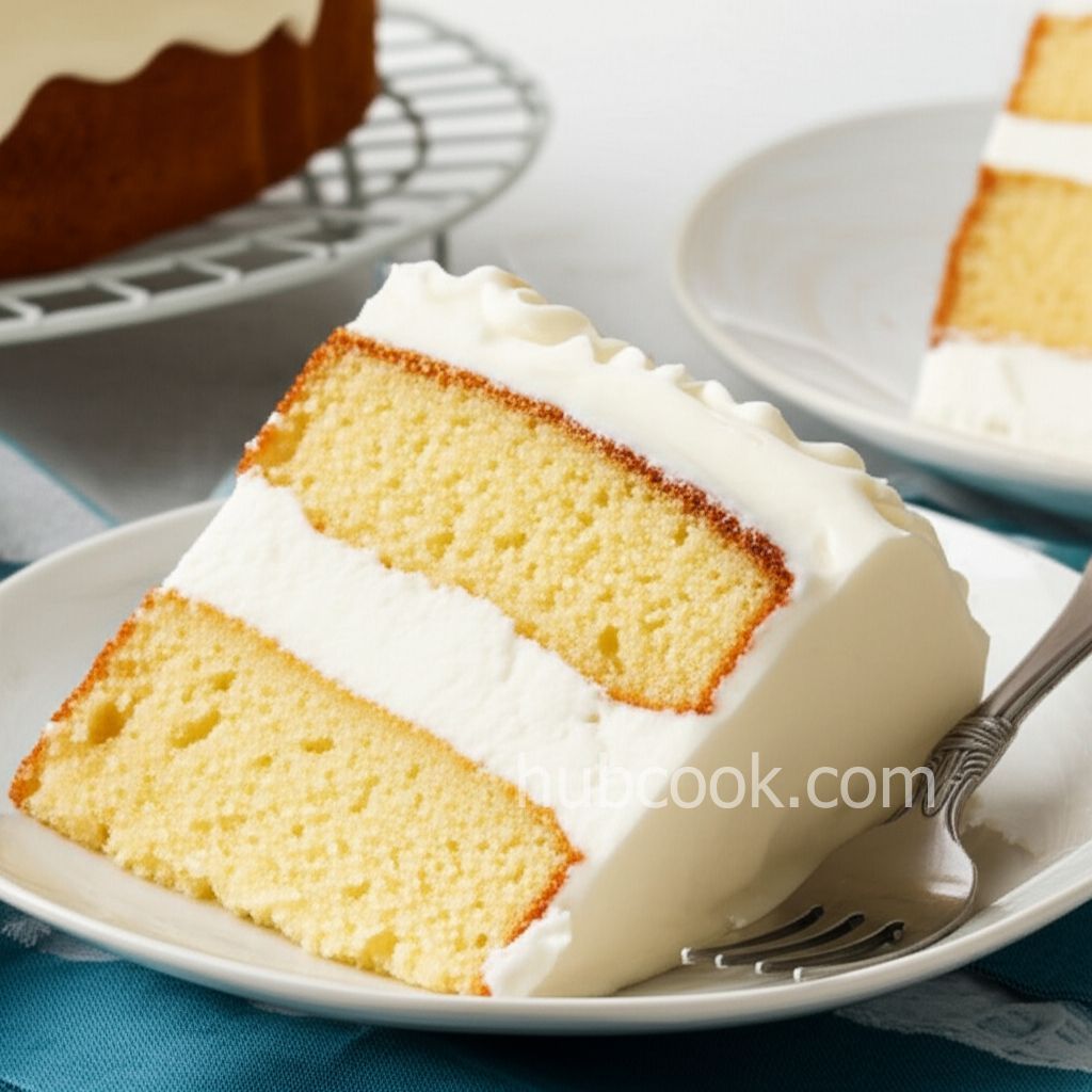 Yellow Cake Made from Scratch
