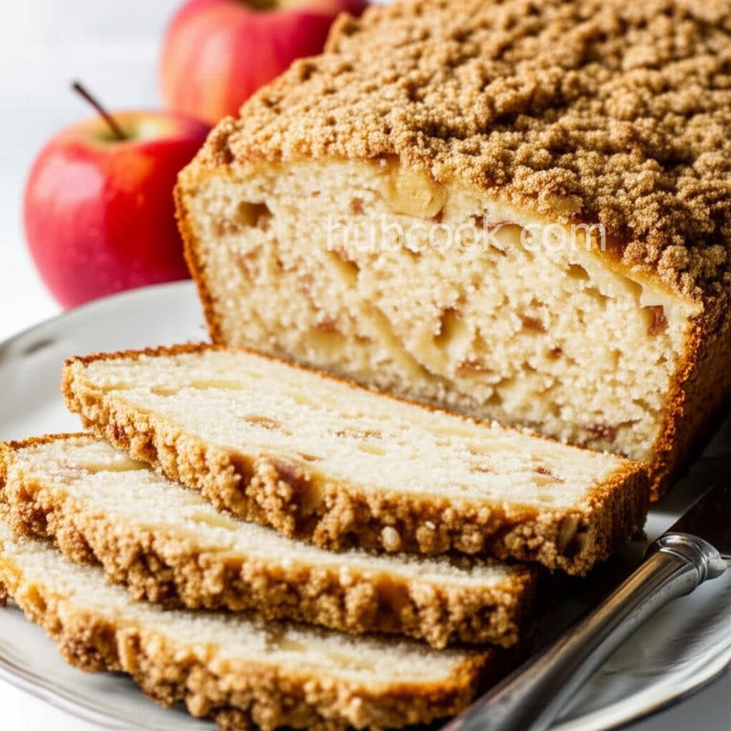 Apple Bread with Double Streusel