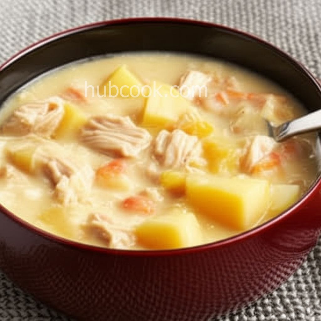 Cheesy Chicken and Potato Soup