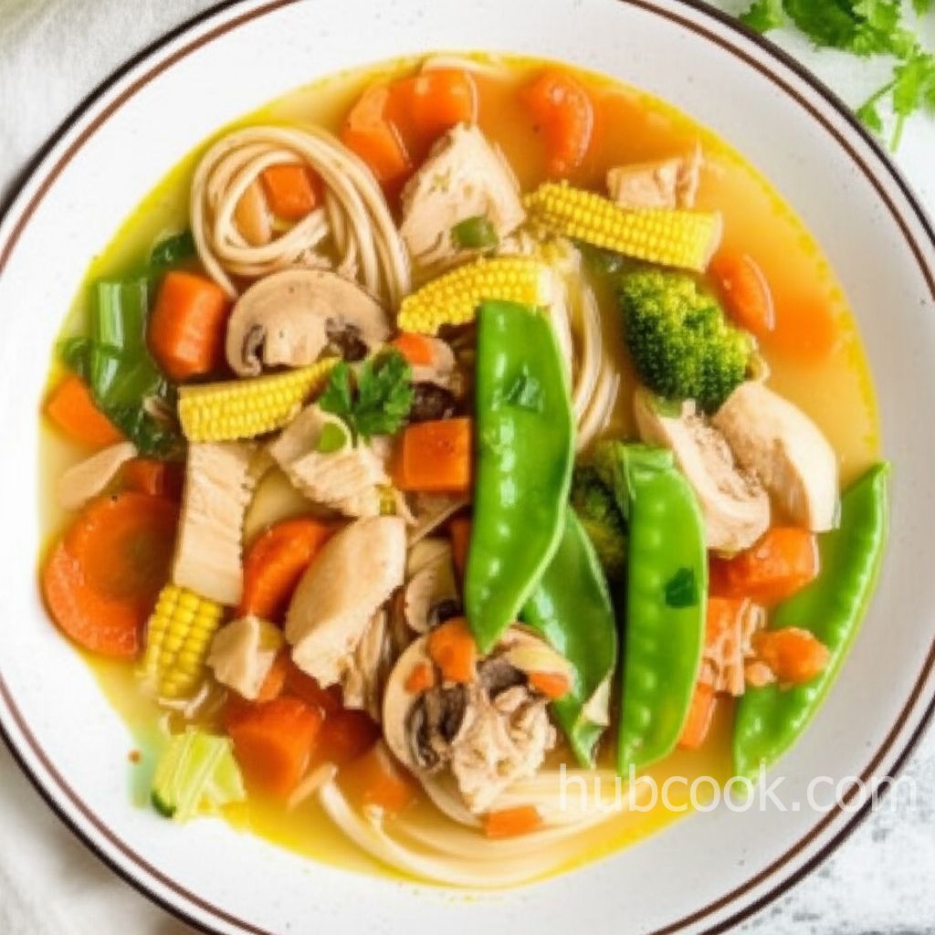Chinese Chicken Vegetable Soup