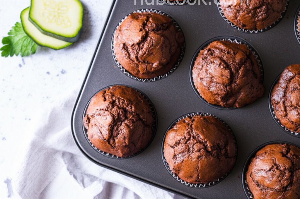 Chocolate Zucchini Muffins