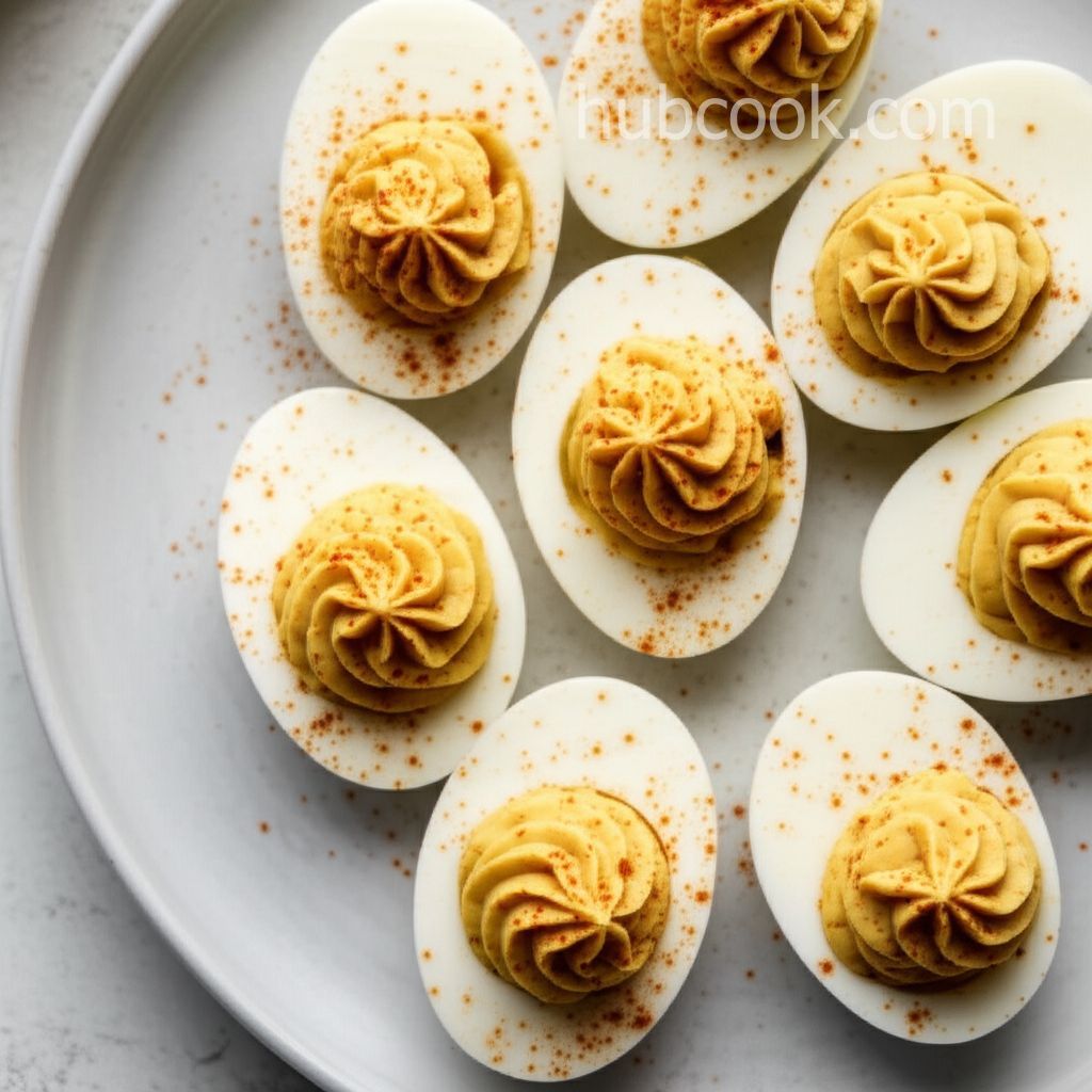 Creamy Jalapeno Deviled Eggs
