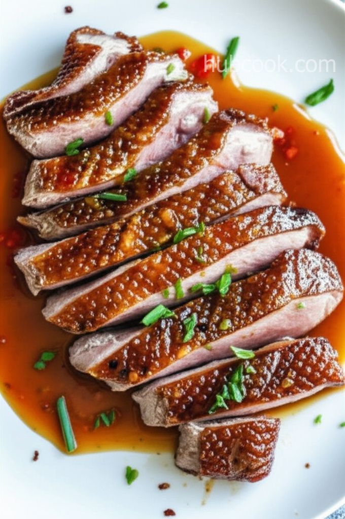 Duck with Honey, Soy, and Ginger