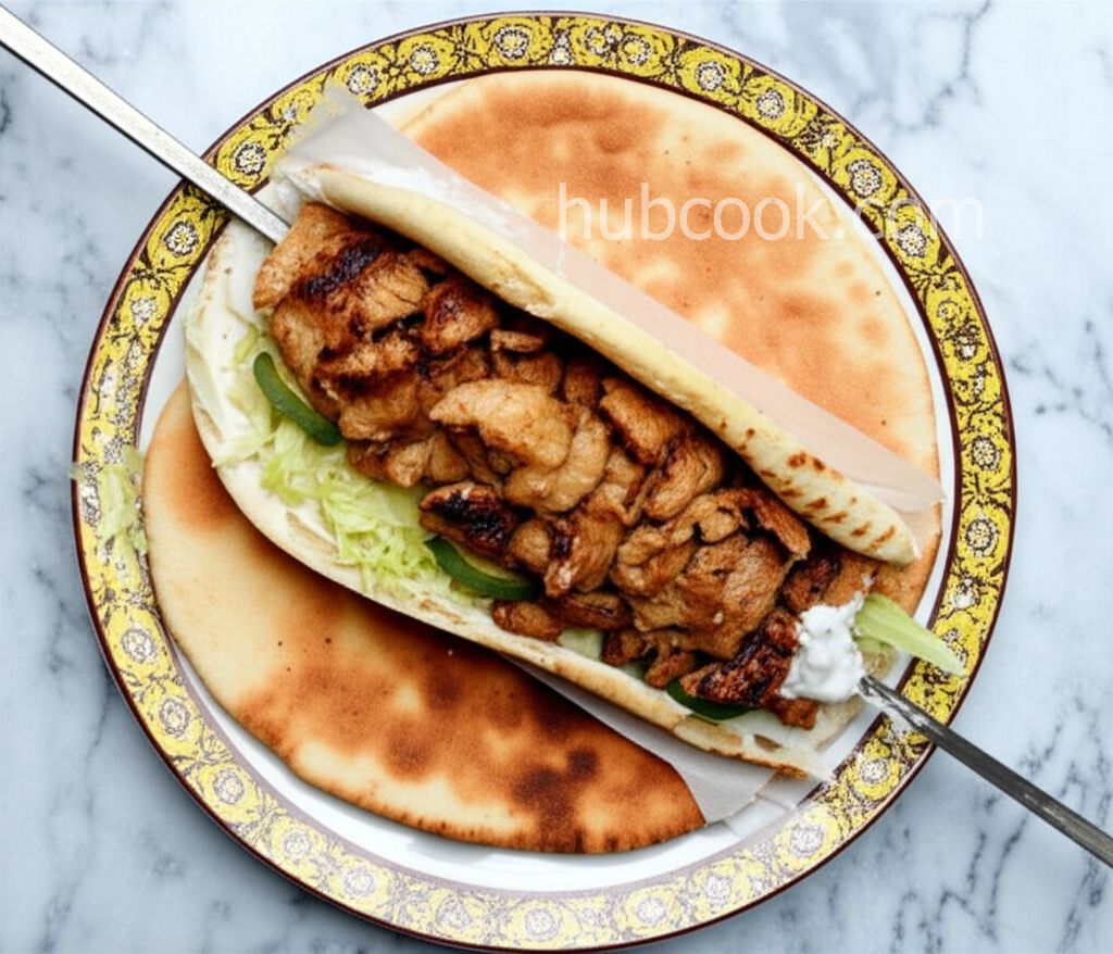Finest Arabic Chicken Shawarma Sandwich