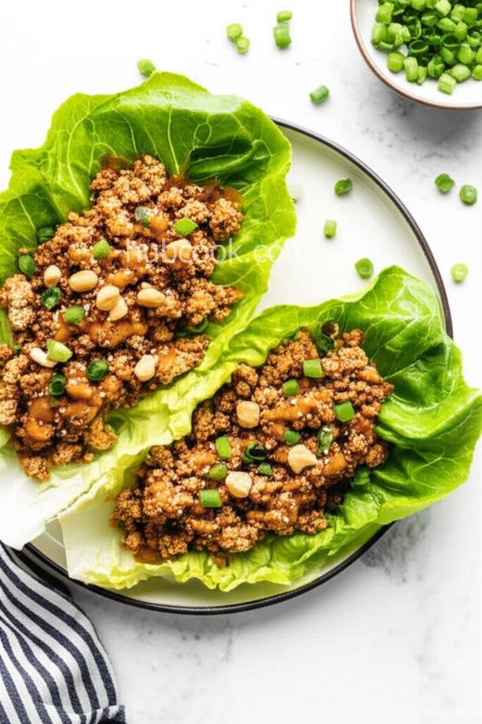 Ground Turkey Lettuce Wraps