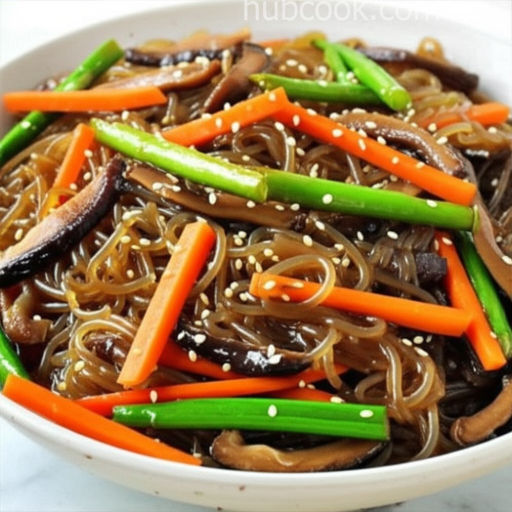 Japchae Korean Glass Noodles
