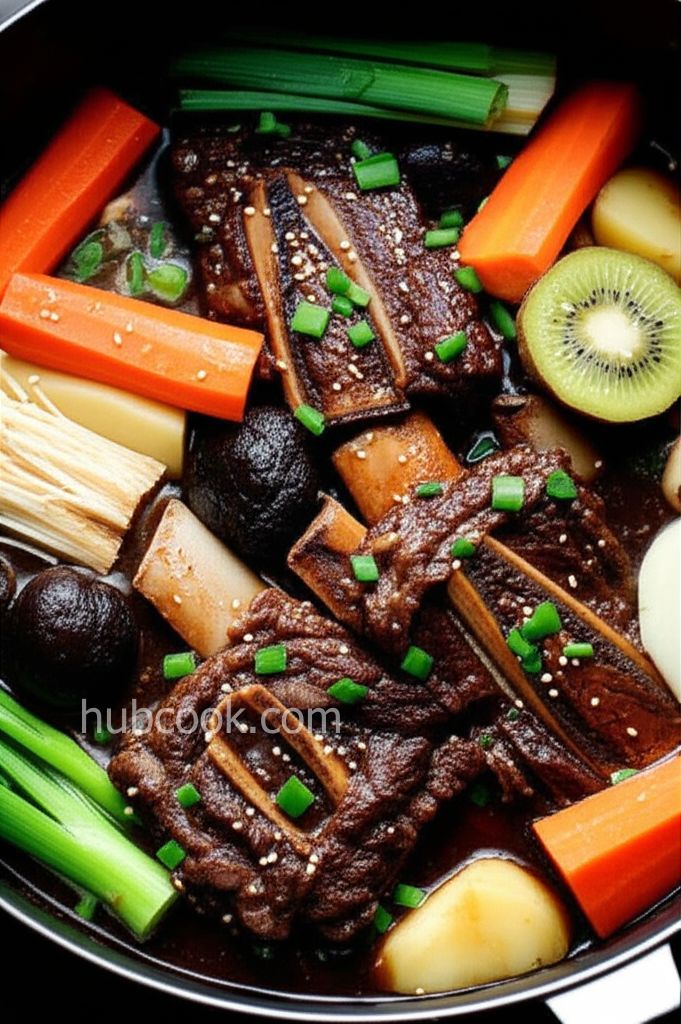 Korean Braised Short Ribs (Galbi Jjim)