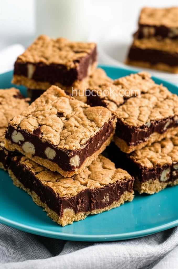 Oatmeal Fudge Squares