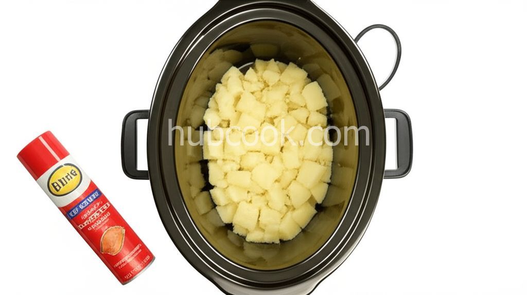 Slow Cooker Cheesy Potatoes
