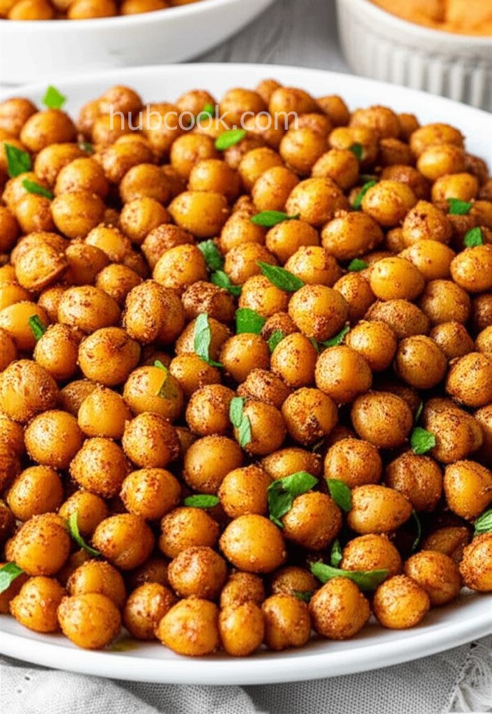 Spiced Air-Fried Chickpeas