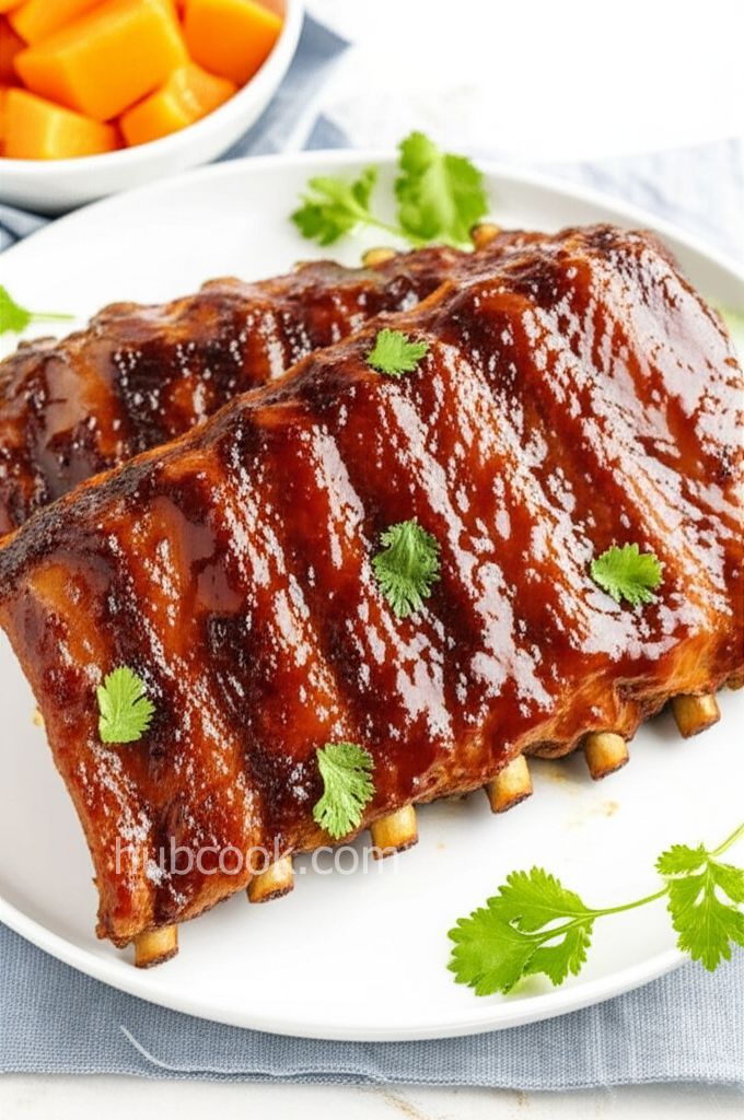 Baby Back Ribs with Papaya Sauce