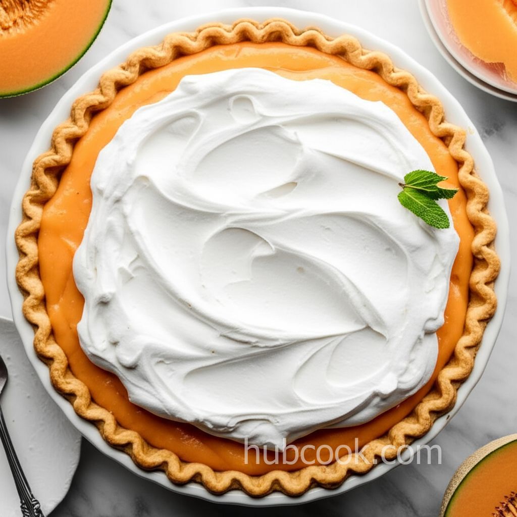 Cantaloupe Cream Pie II