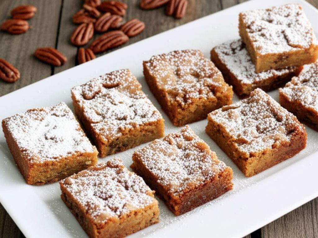 Chewy Pecan Squares