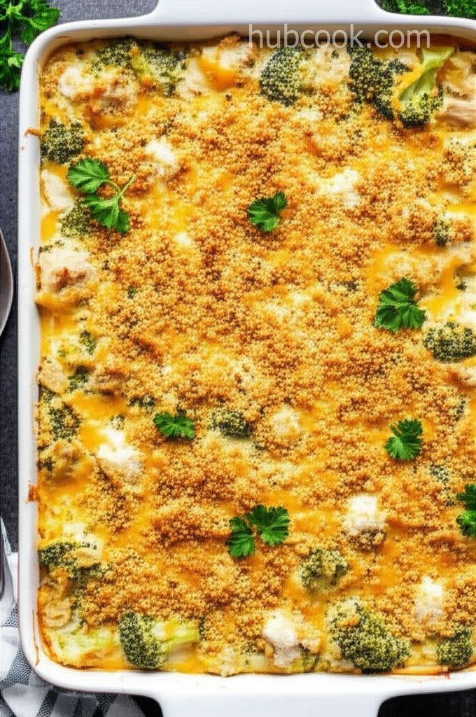 Chicken, Broccoli, and Cottage Cheese Casserole