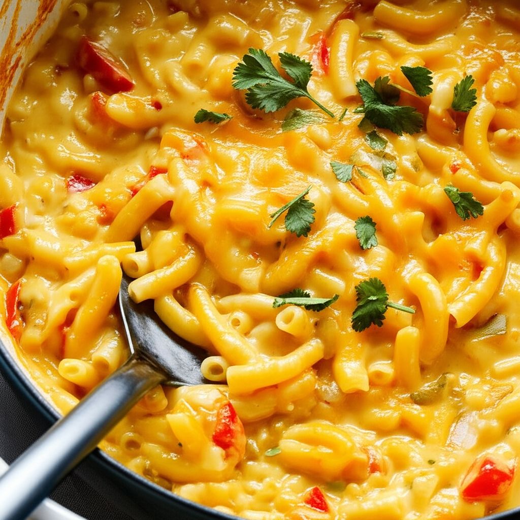 Creamy Poblano Mac & Cheese