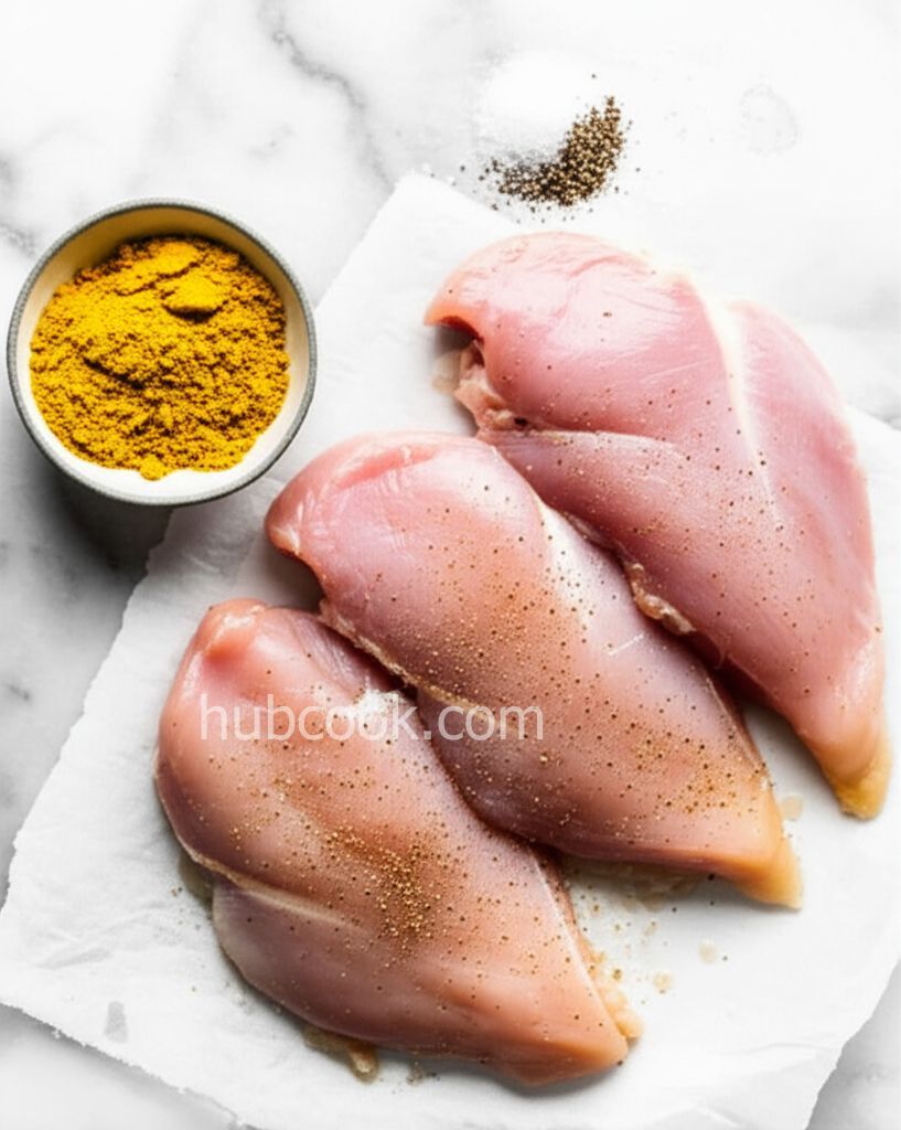 Curried Chicken with Mango Rice