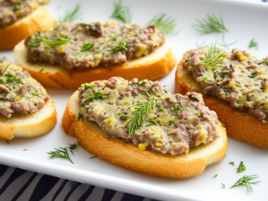 Deviled Ham Broiled Sandwiches