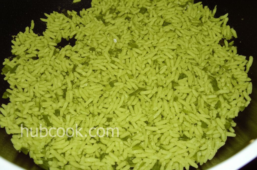 Green Rice with Green Chiles