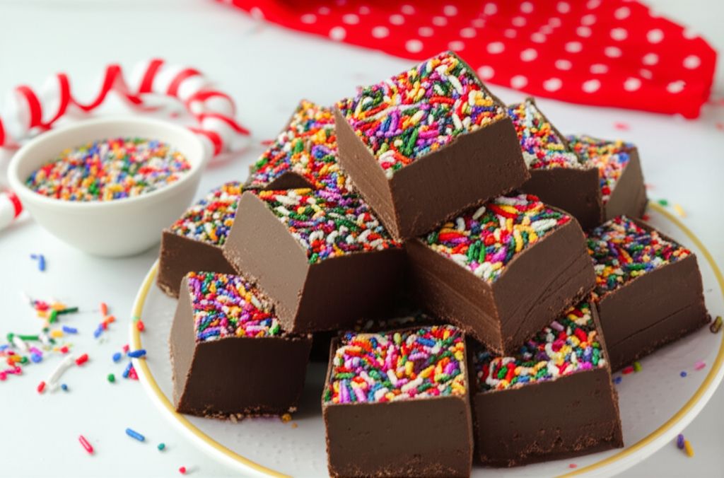 Holiday Fudge Bites