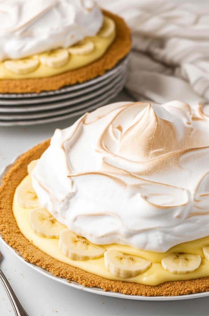 Homemade Banana Pudding Pie