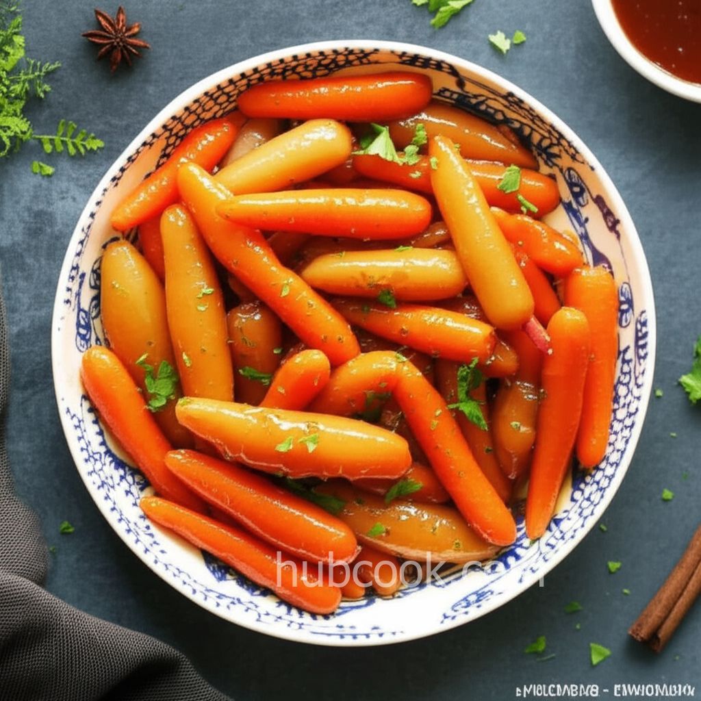 Honey Glazed Carrots and Pears