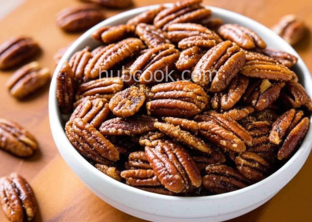 Hot and Salty Spiced Pecans