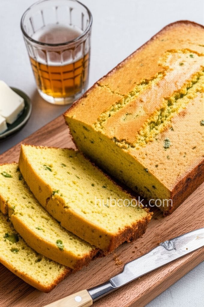 Jalapeno Green Onion Ale Corn Bread