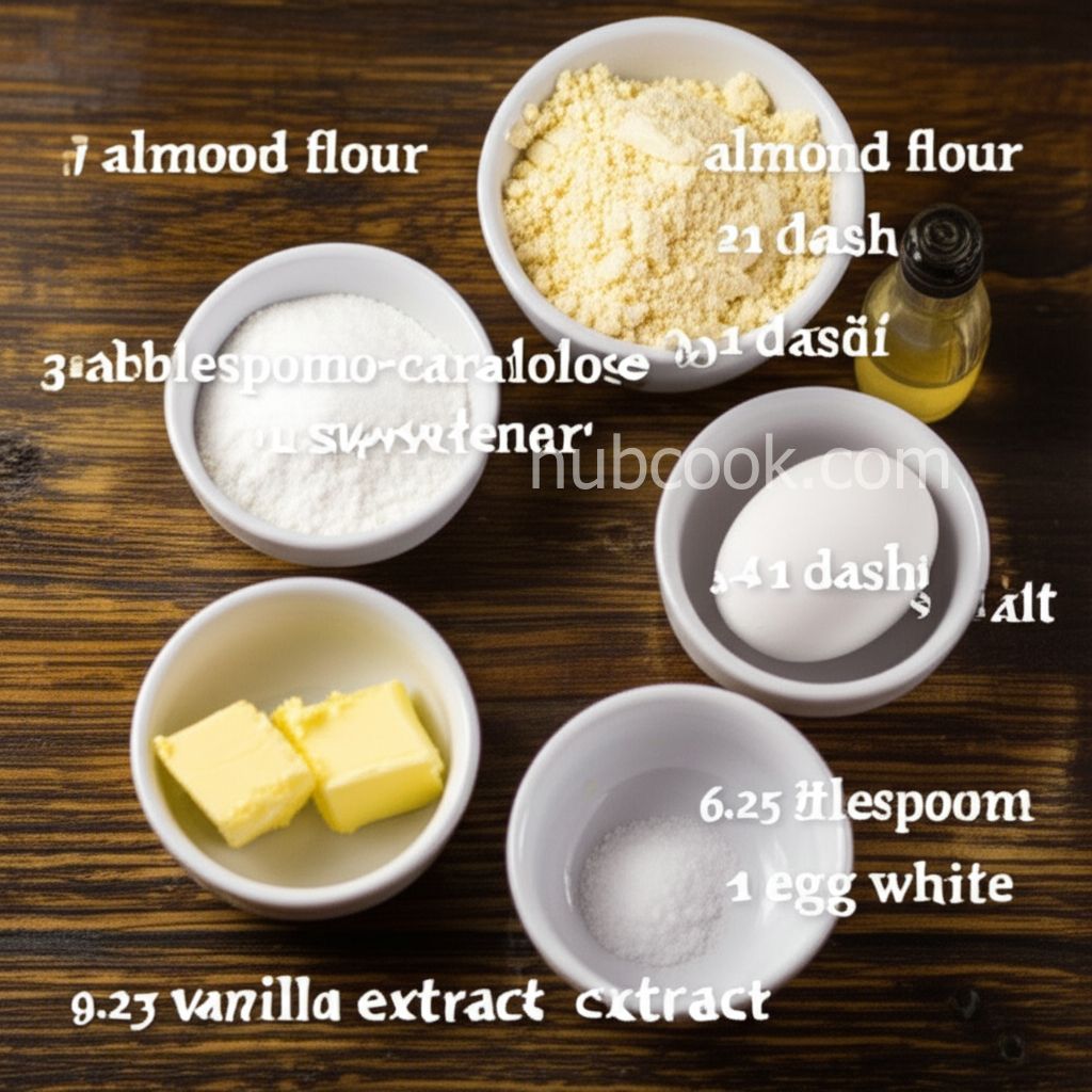 Low-Carb Almond Shortbread Cookies