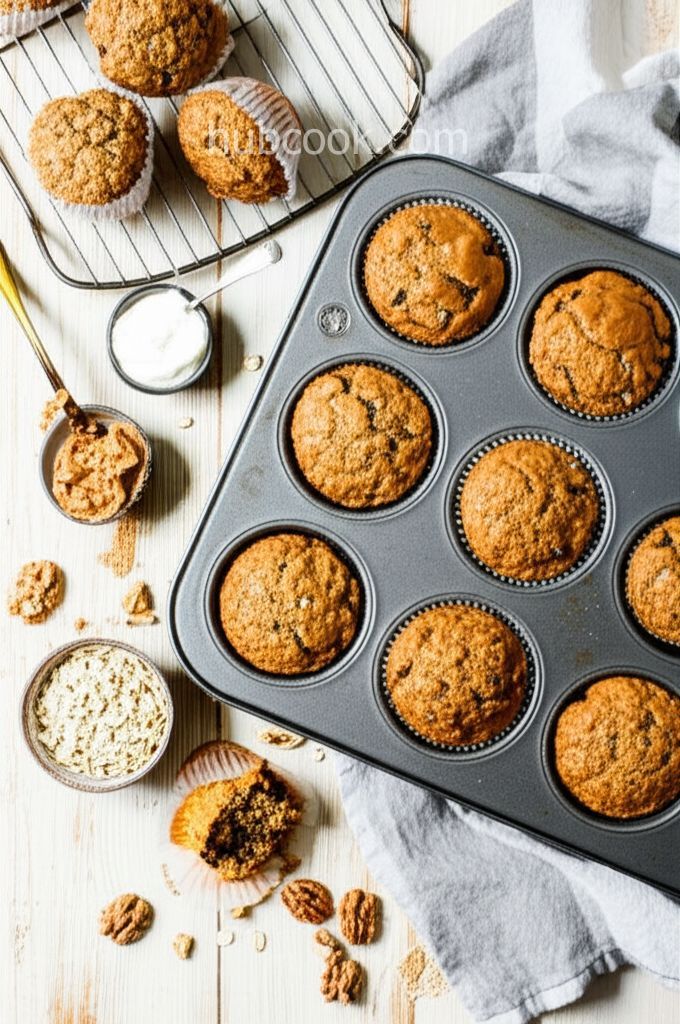 Lower-Carb Banana Protein Muffins