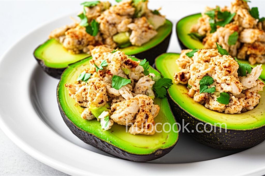 Mexi-Chicken Avocado Cups